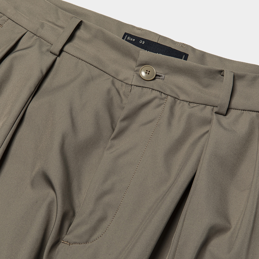 Blur Slit Trouser/Brown