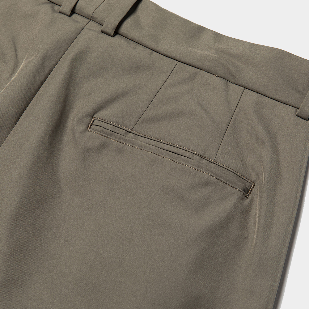 Blur Slit Trouser/Brown