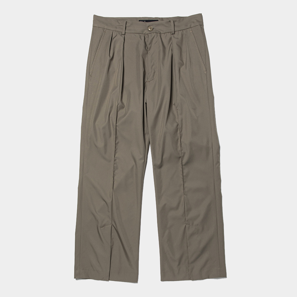 Blur Slit Trouser/Brown