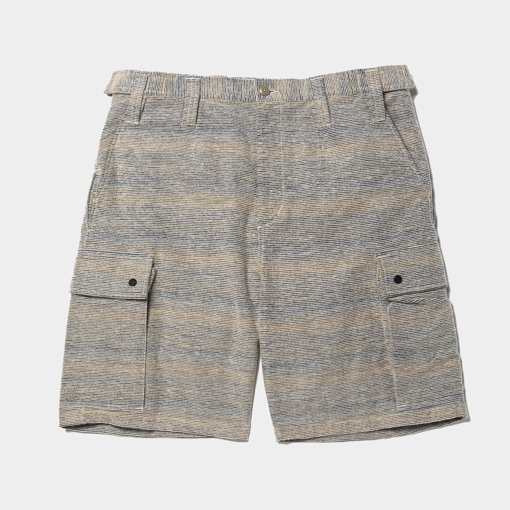 Hombre Sashiko Stitch Shorts/Sunset