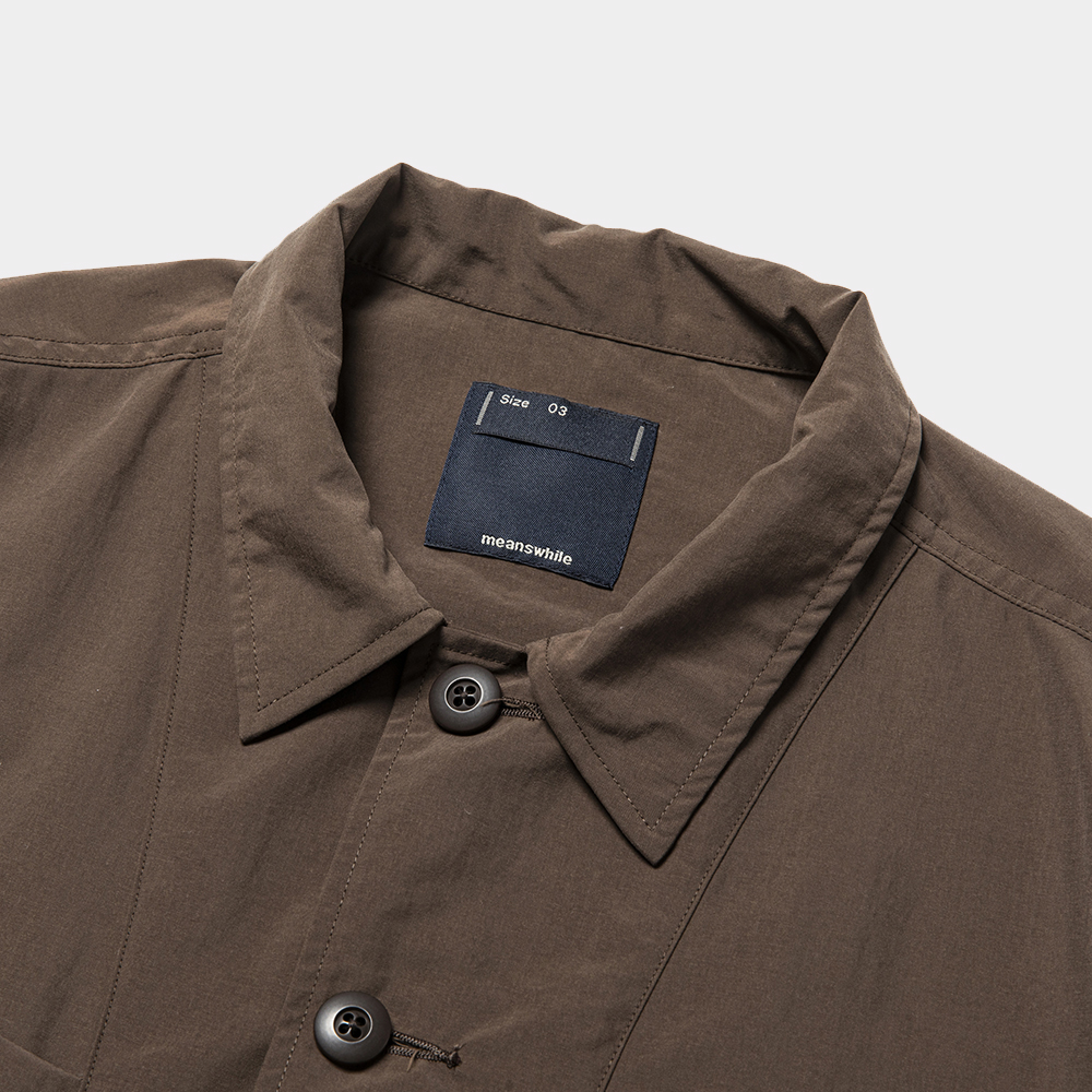 Peach Cloth Shirts Blouson/D.Brown