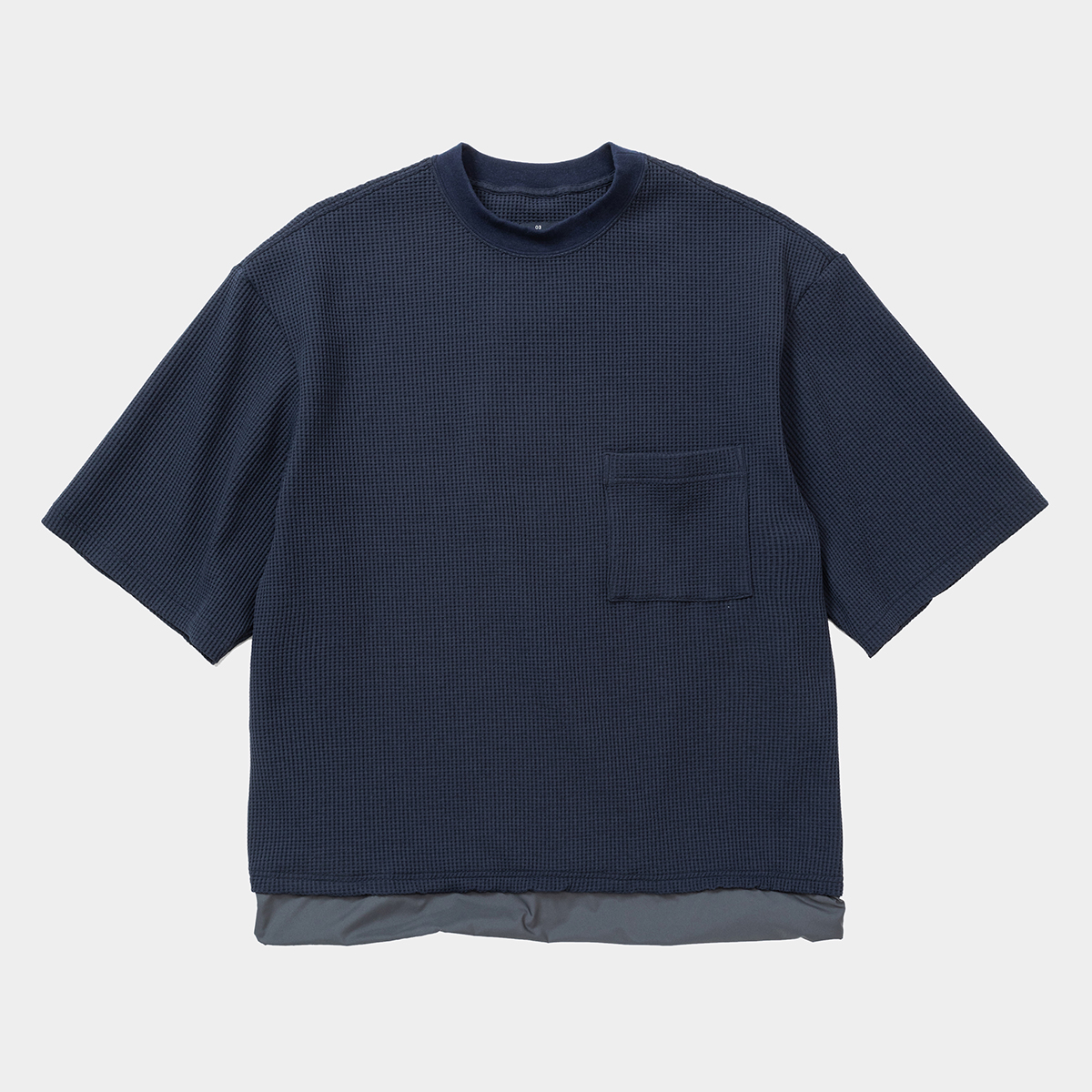 SOLOTEX® Waffle S/S Tee/Navy
