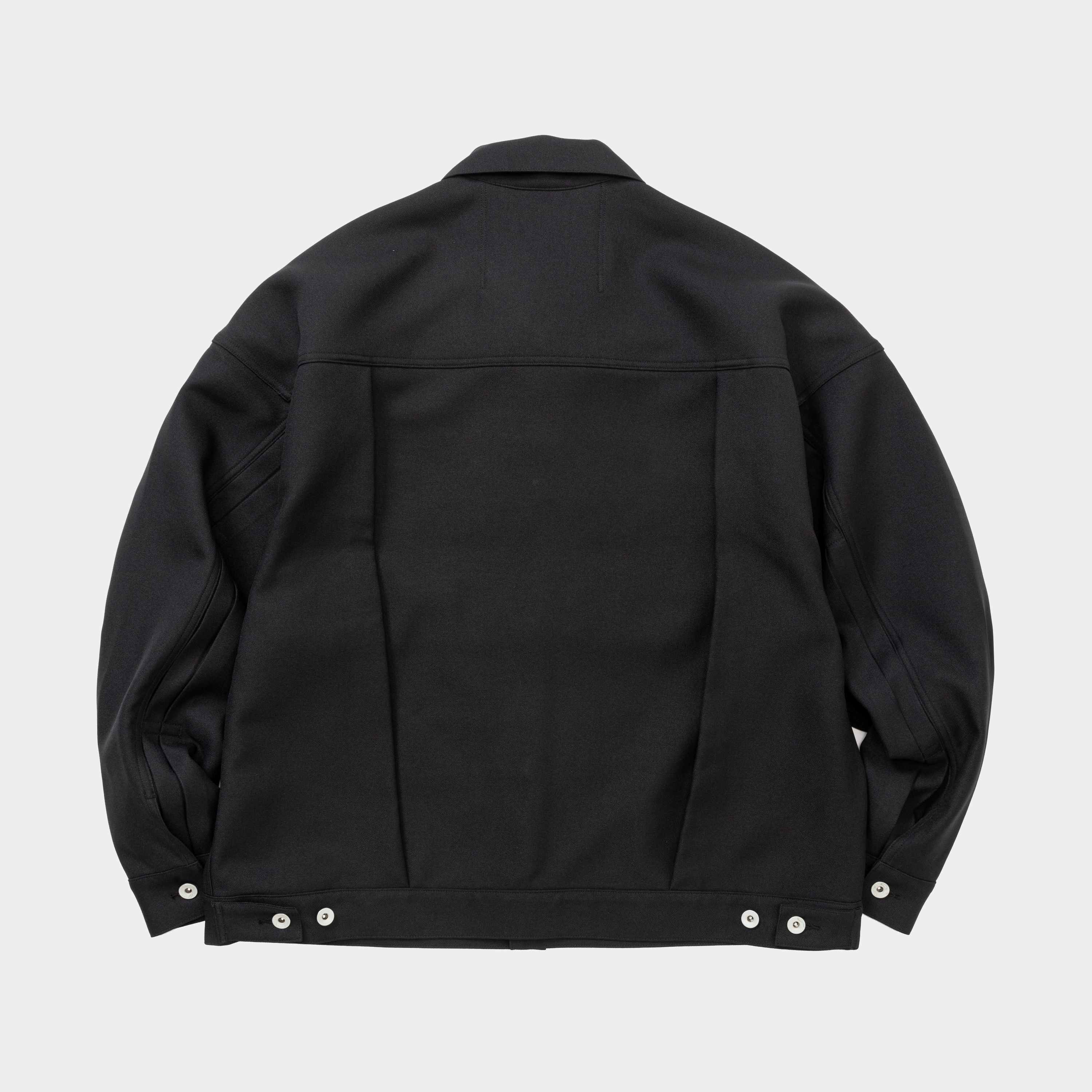 Pleated Sleeve Blouse/Black