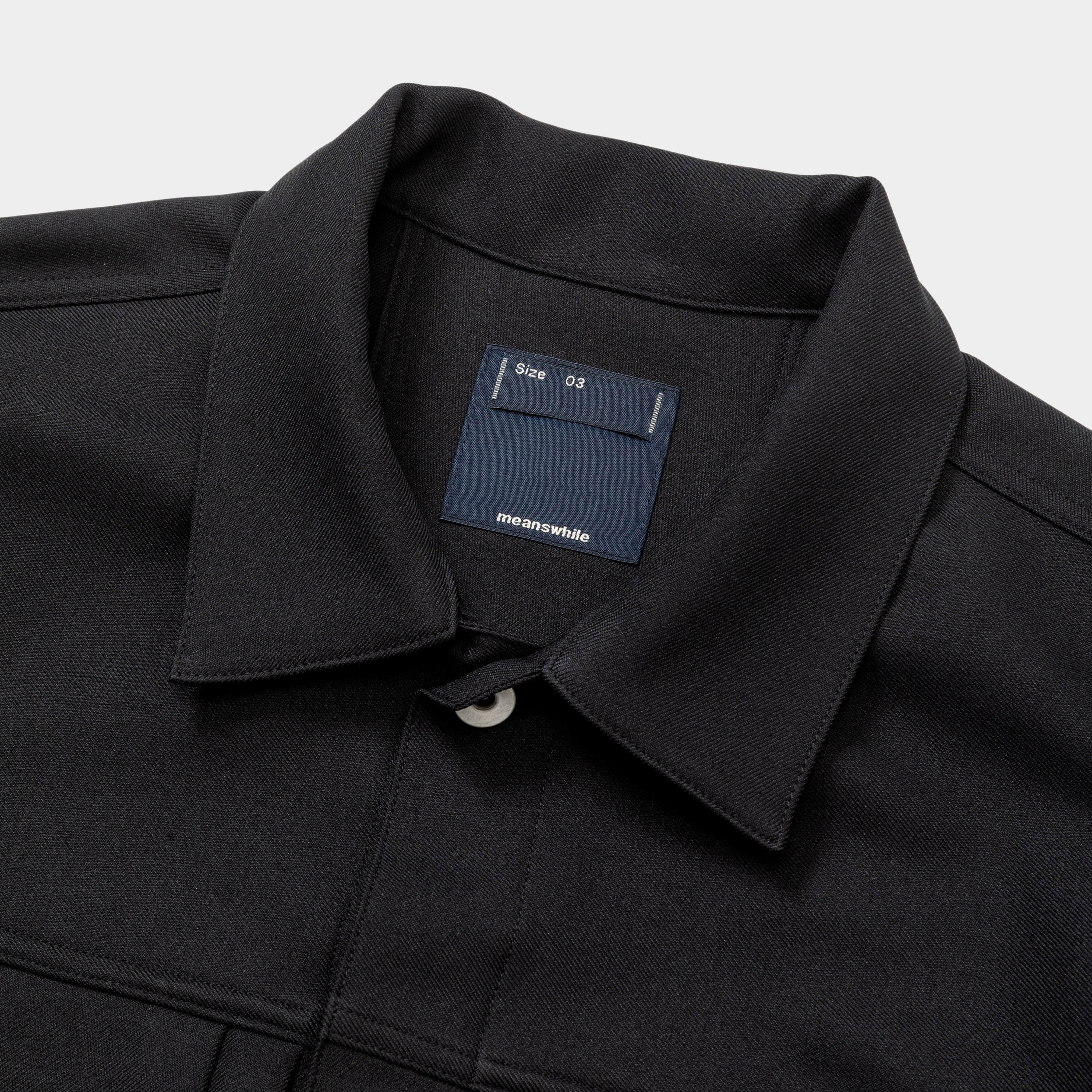 Pleated Sleeve Blouse/Black