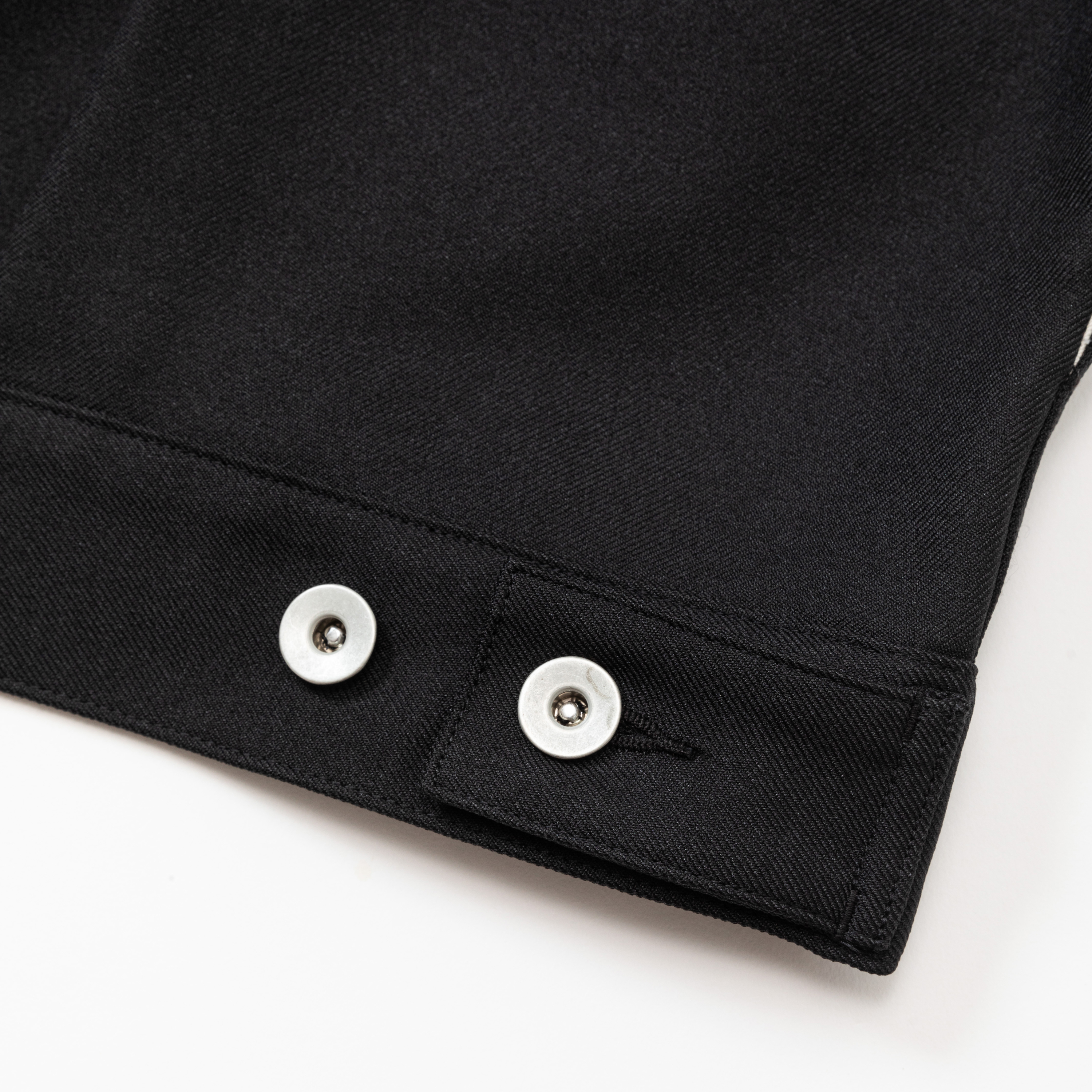 Pleated Sleeve Blouse/Black