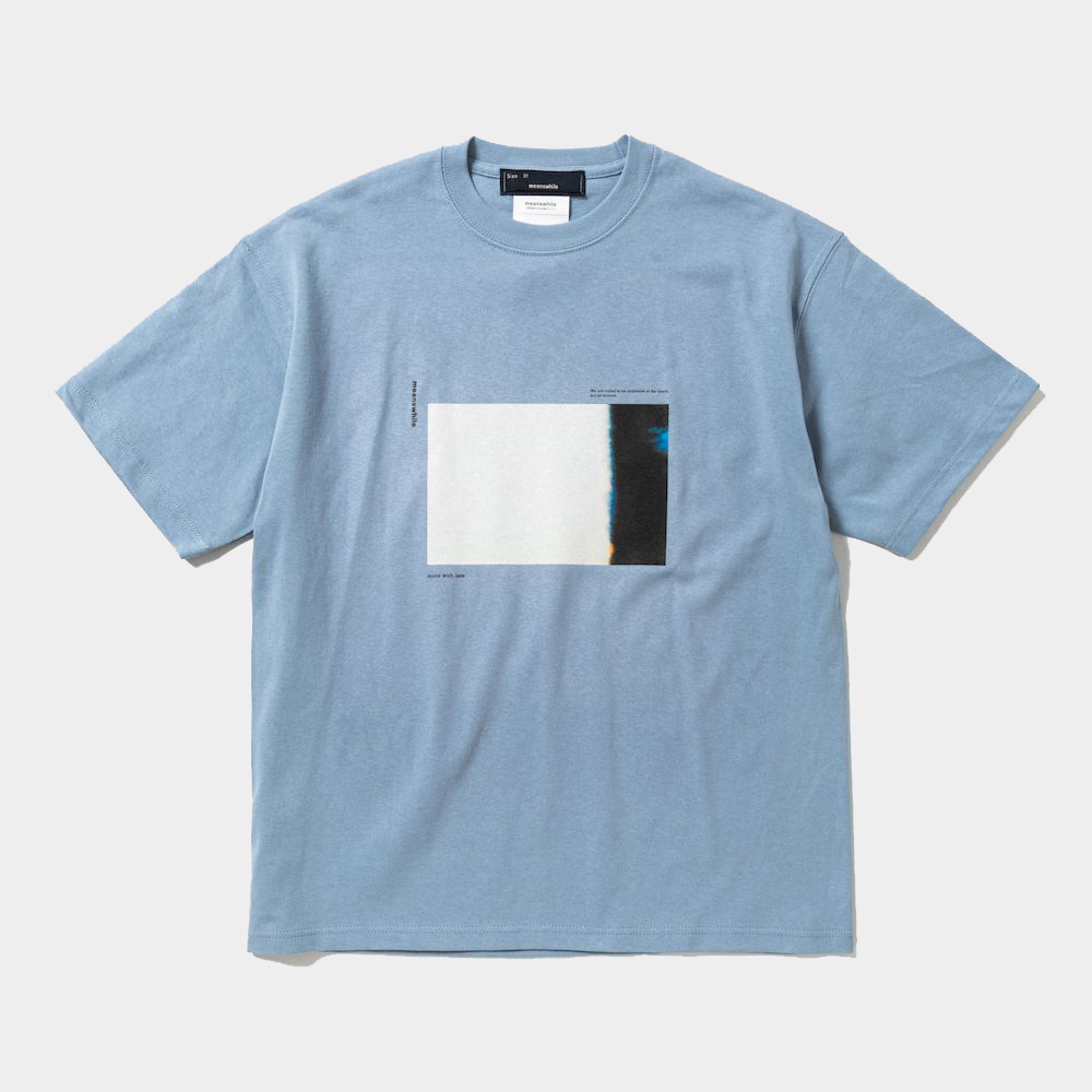 Abstract Photograph Tee/Alpine Blue