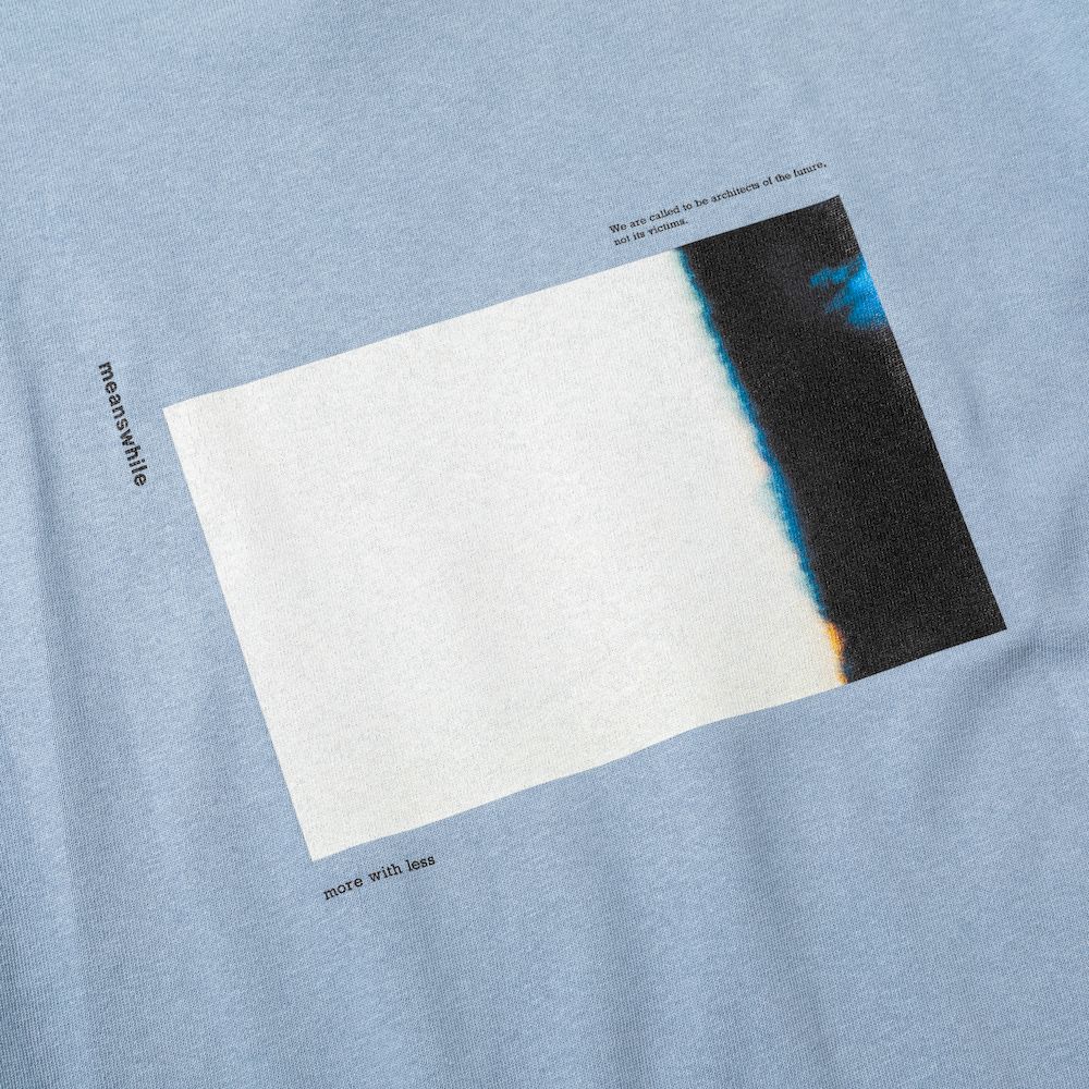 Abstract Photograph Tee/Alpine Blue