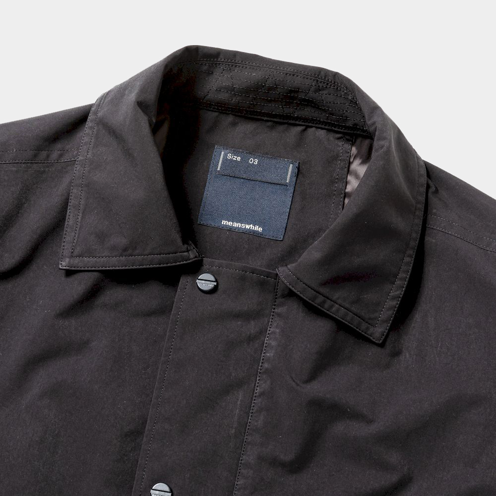 Odd Job Flap Coach Jacket/Off Black