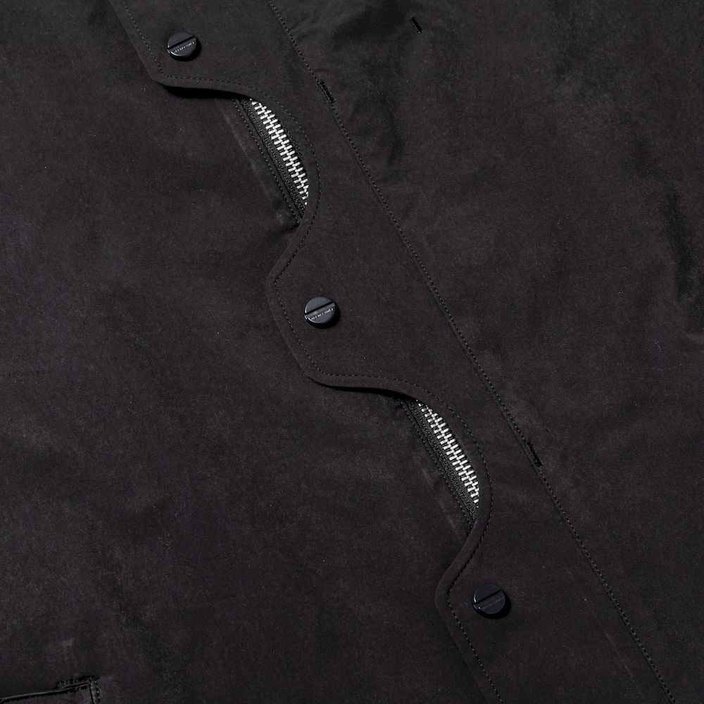 Odd Job Flap Coach Jacket/Off Black