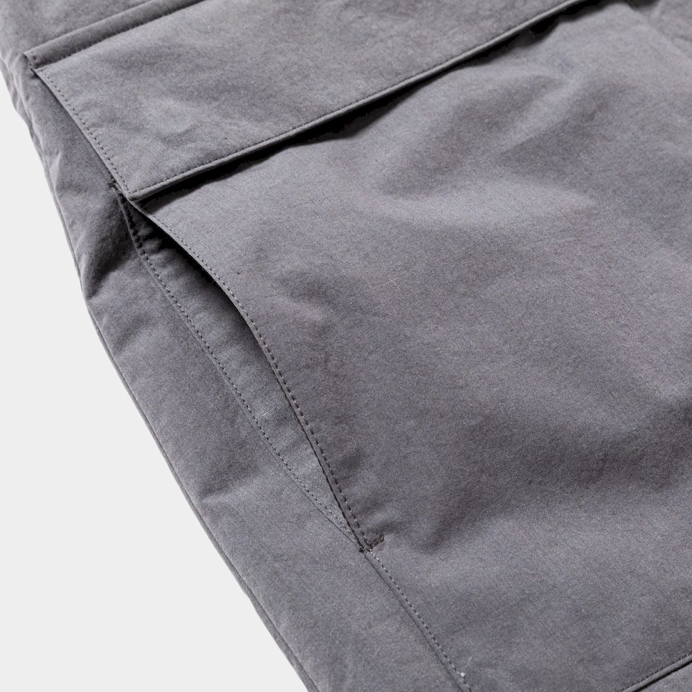 Crisp Zipup Padding Dress×IHNN/Charcoal