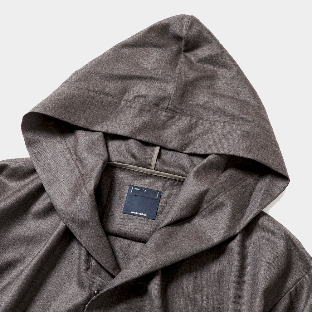 Double-Breasted Mexican Parka/Charcoal