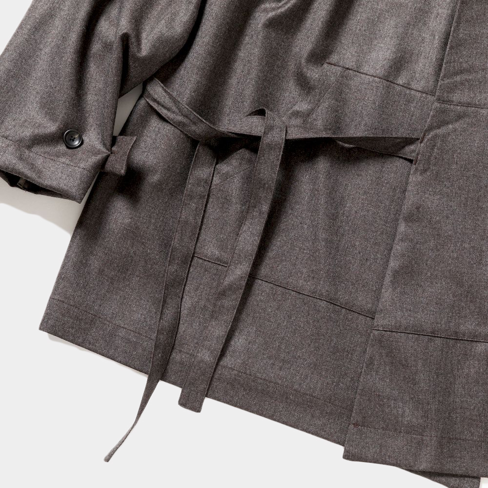 Double-Breasted Mexican Parka/Charcoal