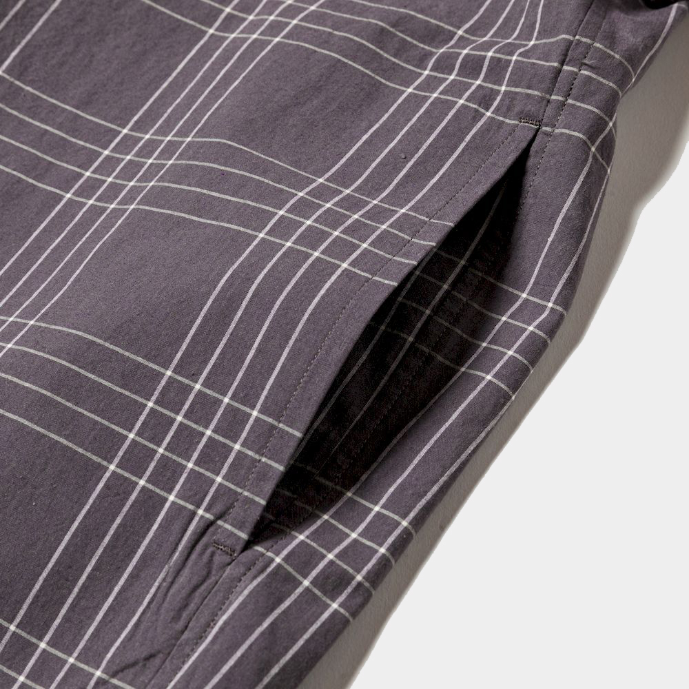 Check Front Fly SH/Purple Check