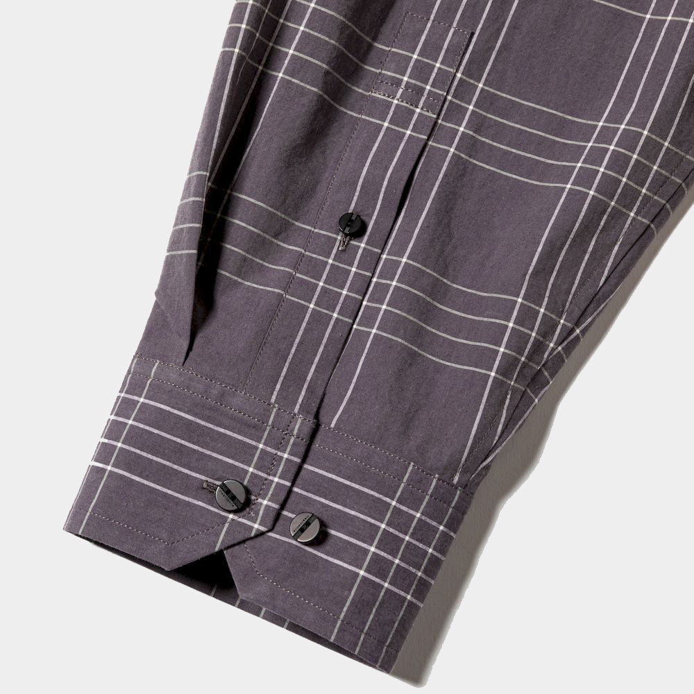 Check Front Fly SH/Purple Check