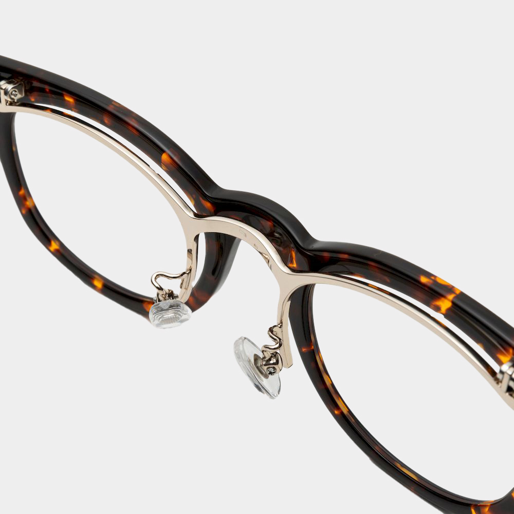 Flip-up Transition Color Glasses “Neutral Color”/Demi×Brown