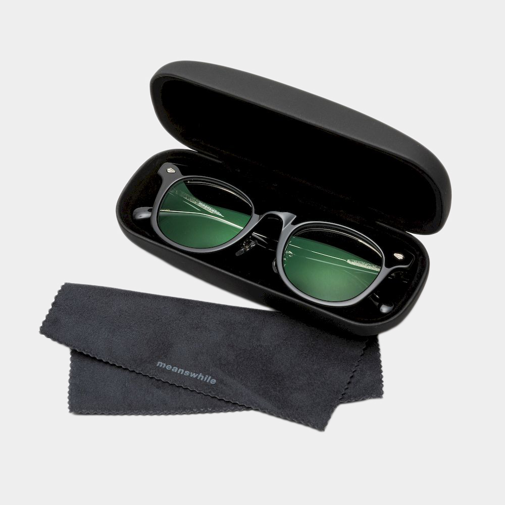 Flip-up Transition Color Glasses “Neutral Color”/Black×Pilot Green