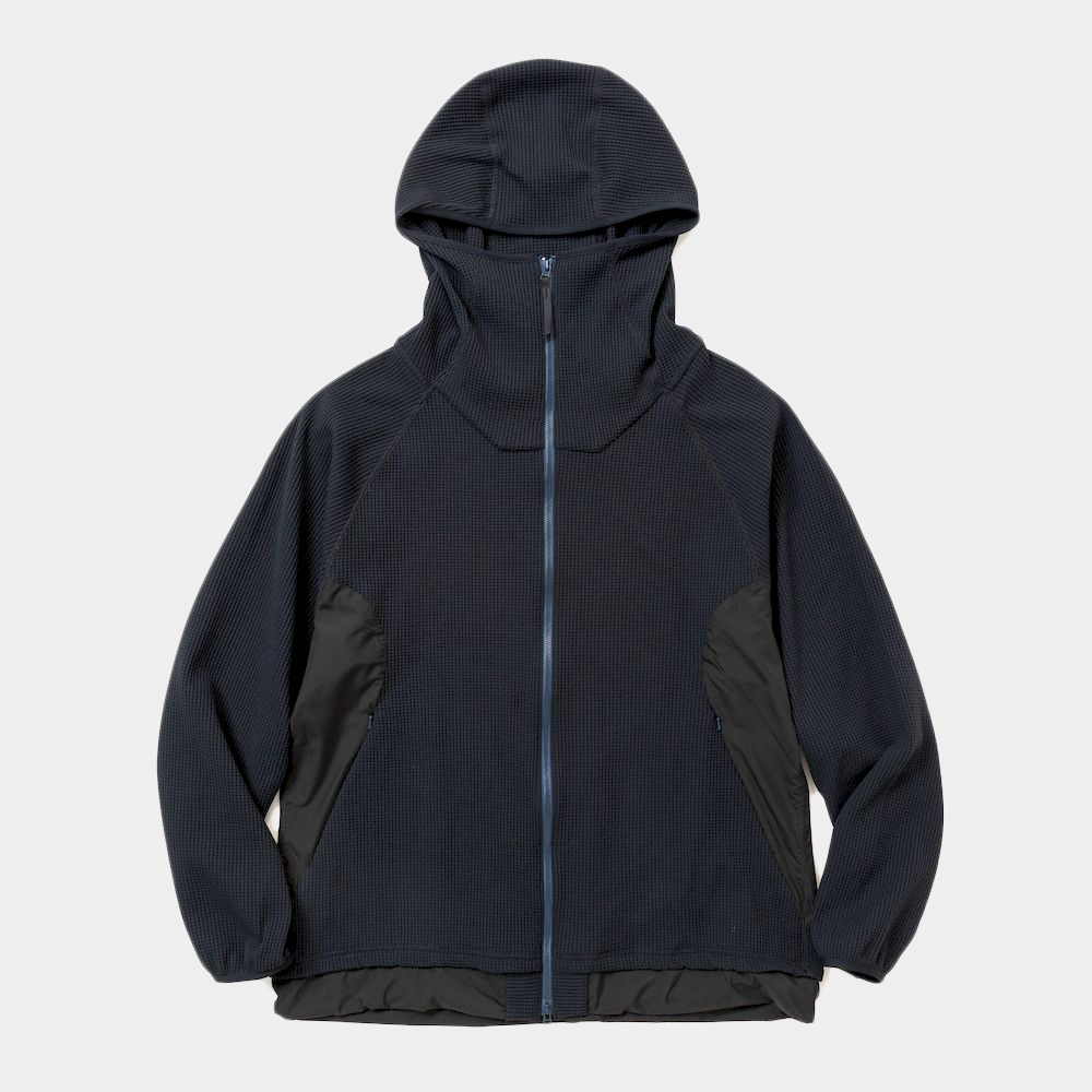 SOLOTEX® Waffle Hoodie/Navy