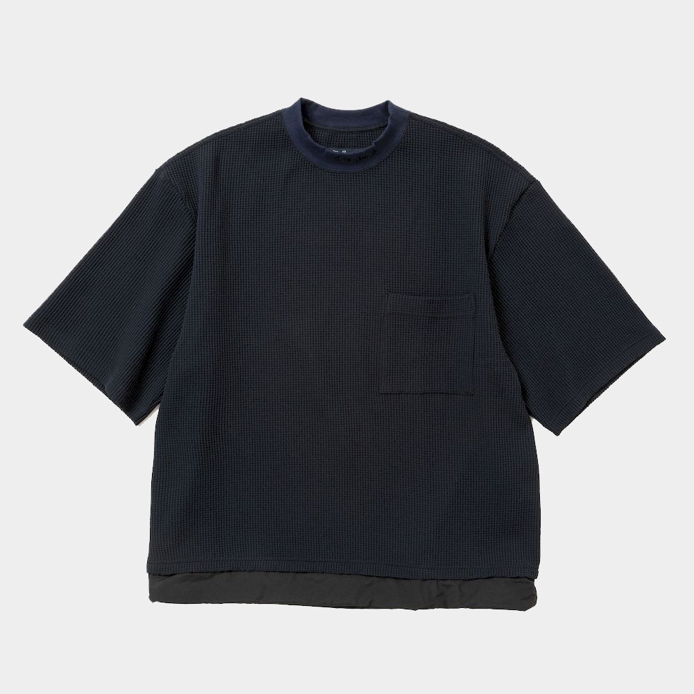 SOLOTEX® Waffle S/S Tee/Navy