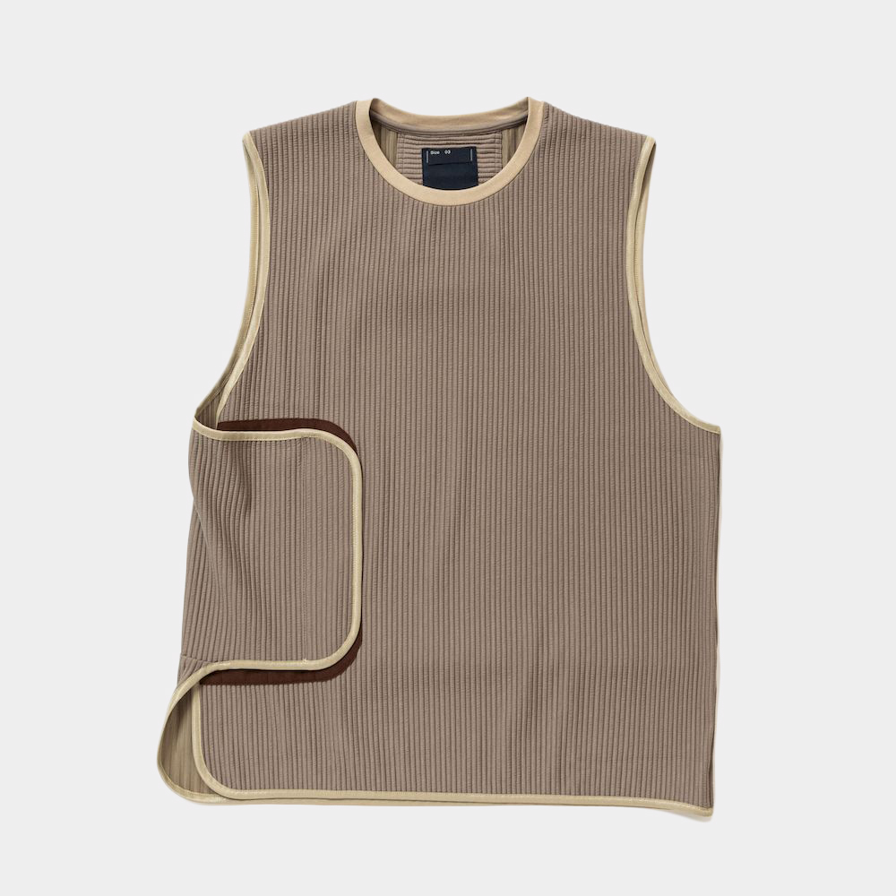 Uneven Fabric Conditioning Vest/Bedouin