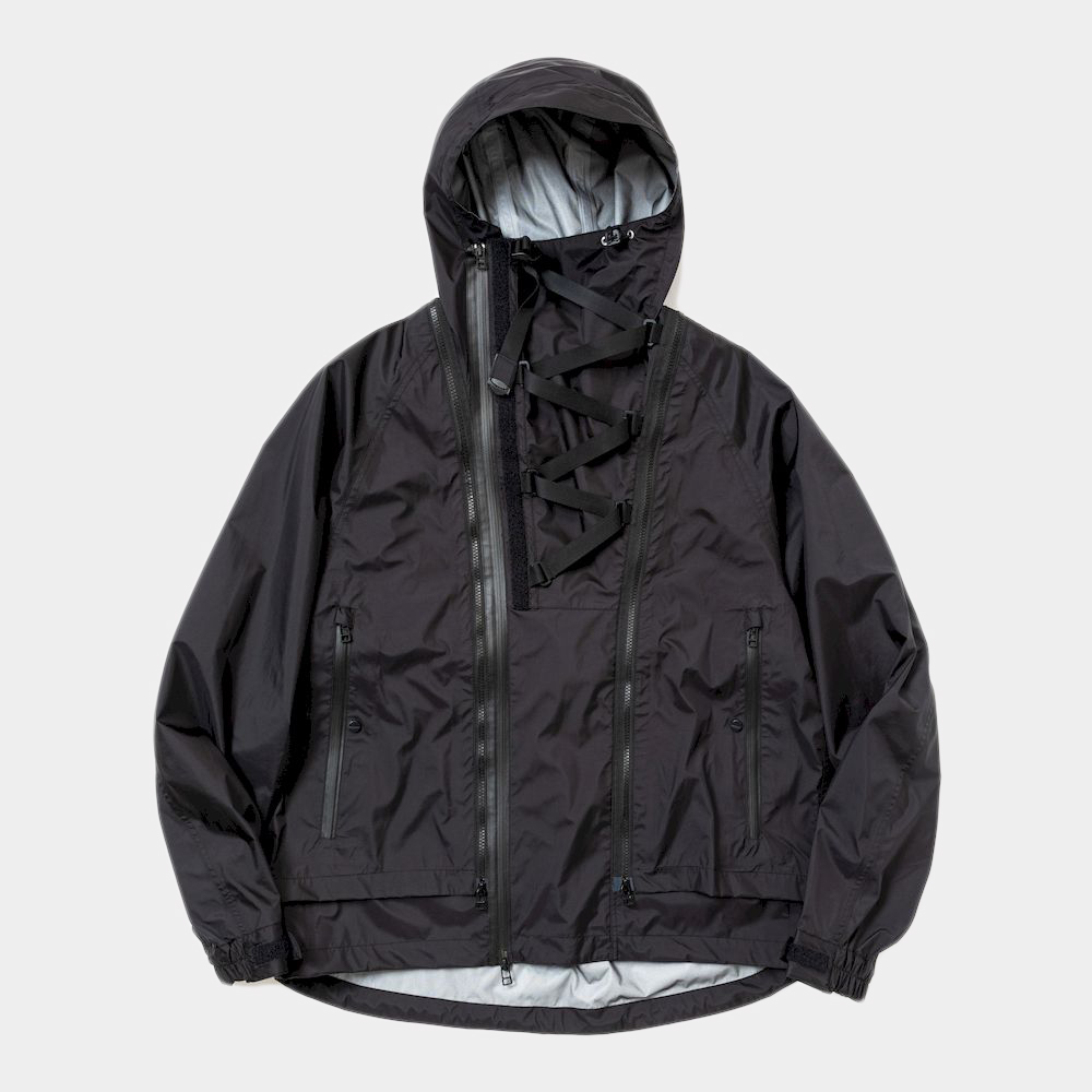 Air Circulation System Rain Jacket/Off Black