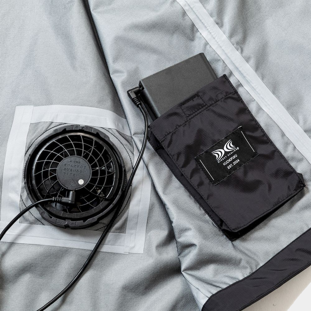Air Circulation System Rain Jacket/Off Black