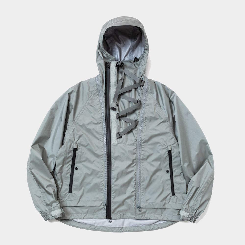 Air Circulation System Rain Jacket/Battleship Grey