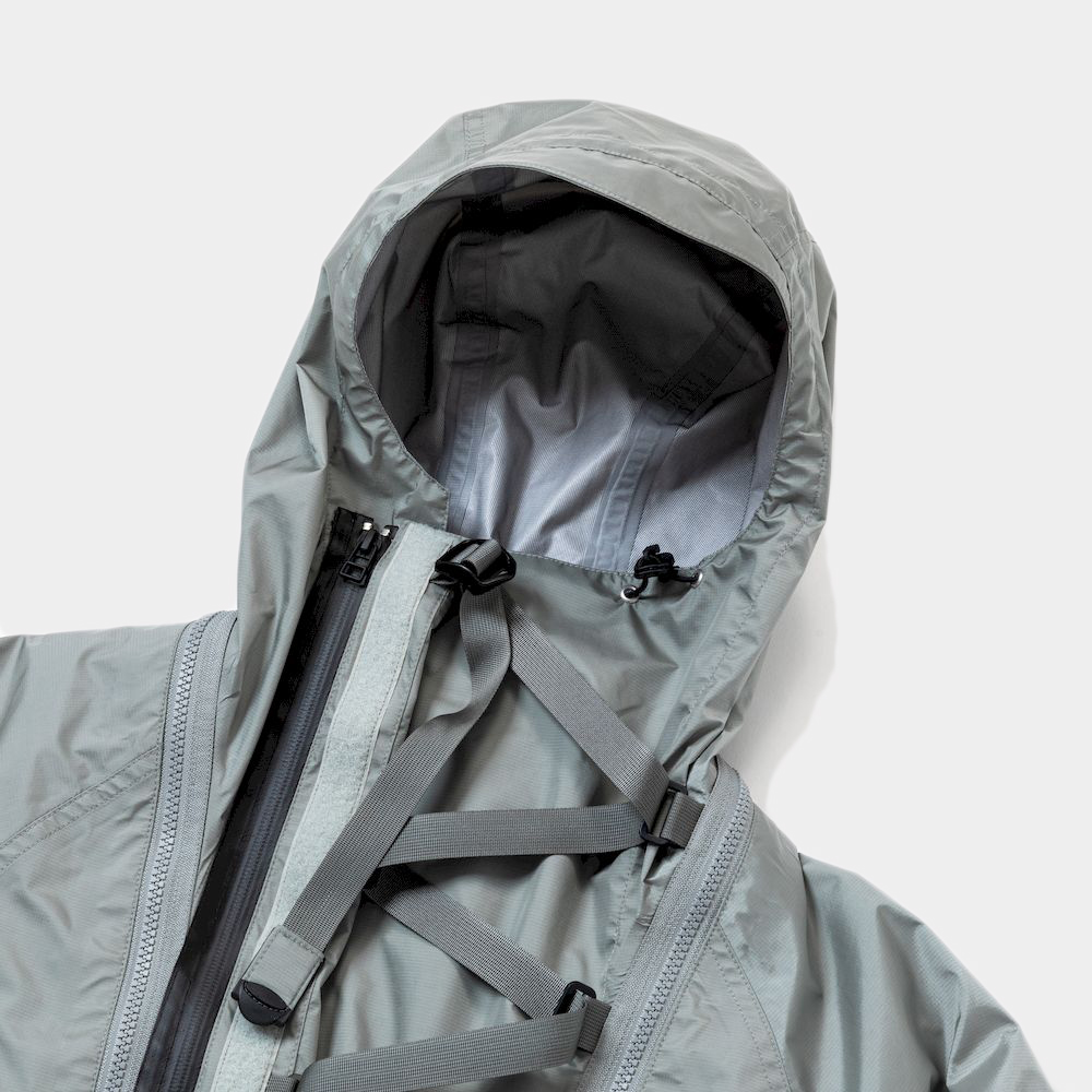 Air Circulation System Rain Jacket/Battleship Grey