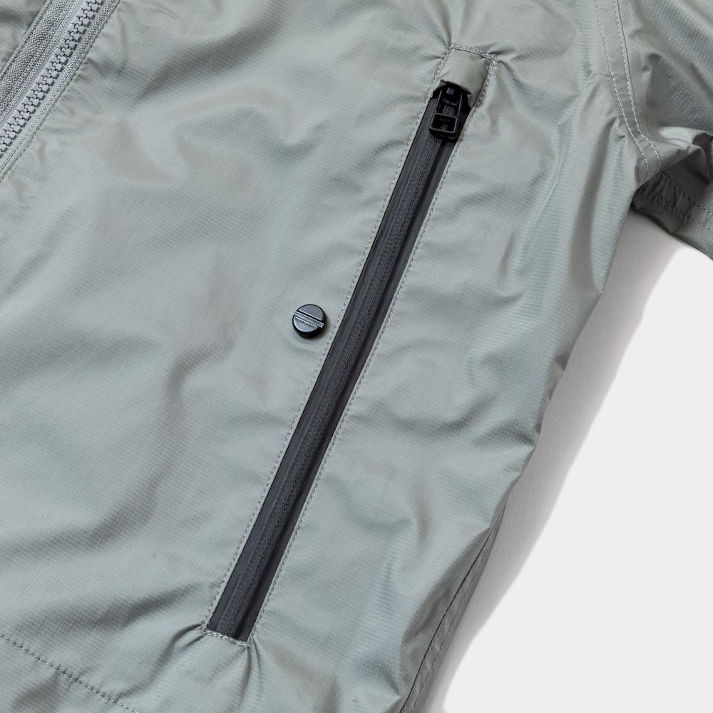 Air Circulation System Rain Jacket/Battleship Grey