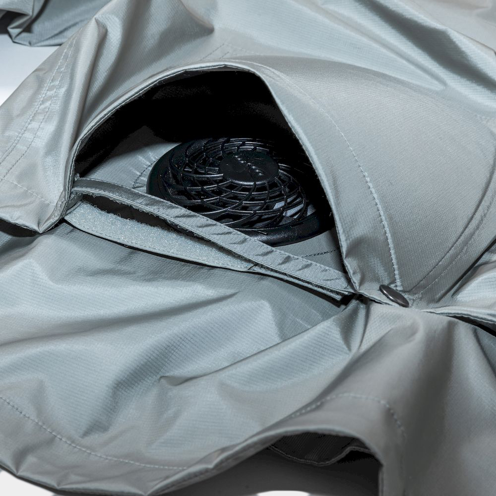 Air Circulation System Rain Jacket/Battleship Grey