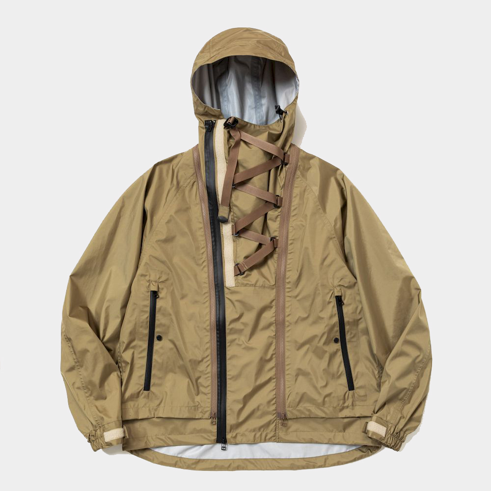 Air Circulation System Rain Jacket/Coyote