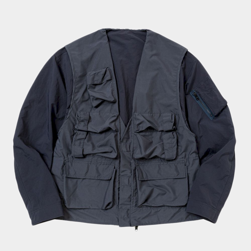 Paper Touch Reversible 4Way JKT/Navy