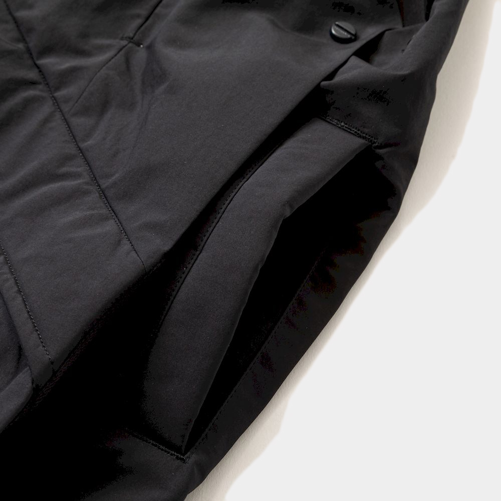 Side Slit Paper Touch Luggage Vest/Off Black
