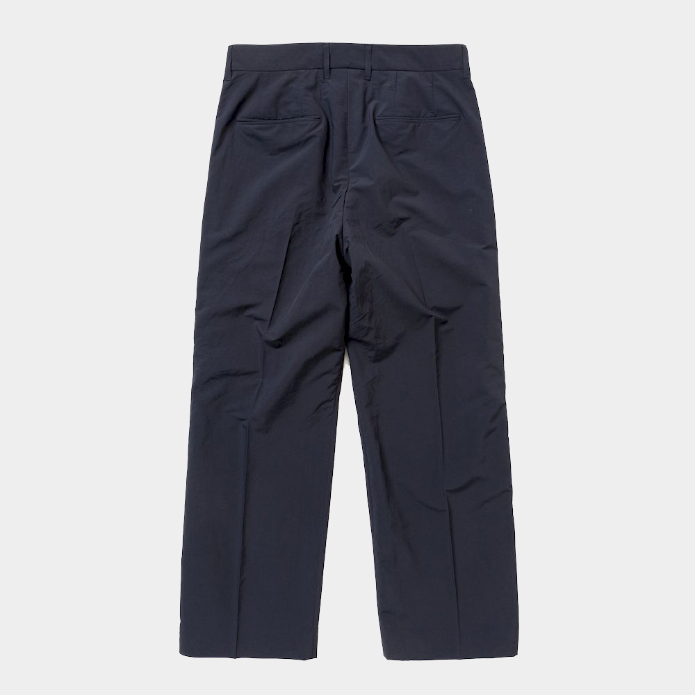 Side Zip Paper Touch Slacks/Navy