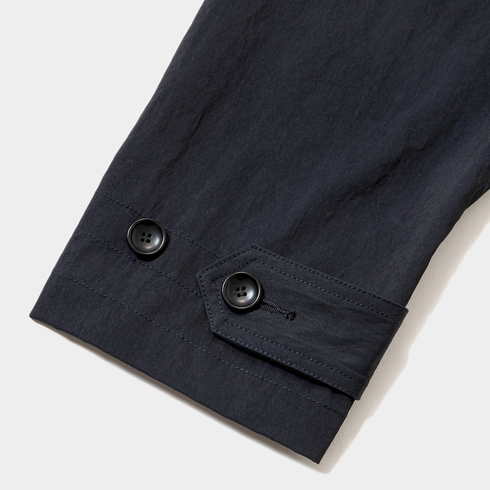 Dope Dyed Hooded Blouson/Off Black
