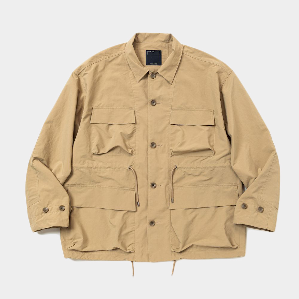 Paper Touch Feather Blouson/Beige