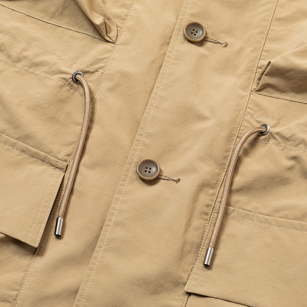 Paper Touch Feather Blouson/Beige