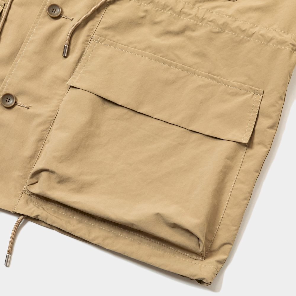 Paper Touch Feather Blouson/Beige
