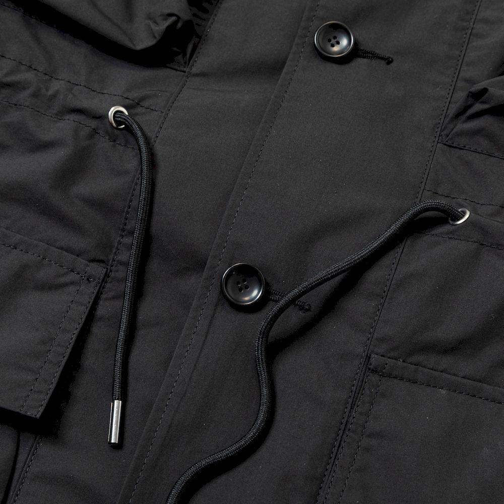 Paper Touch Feather Blouson/Off Black