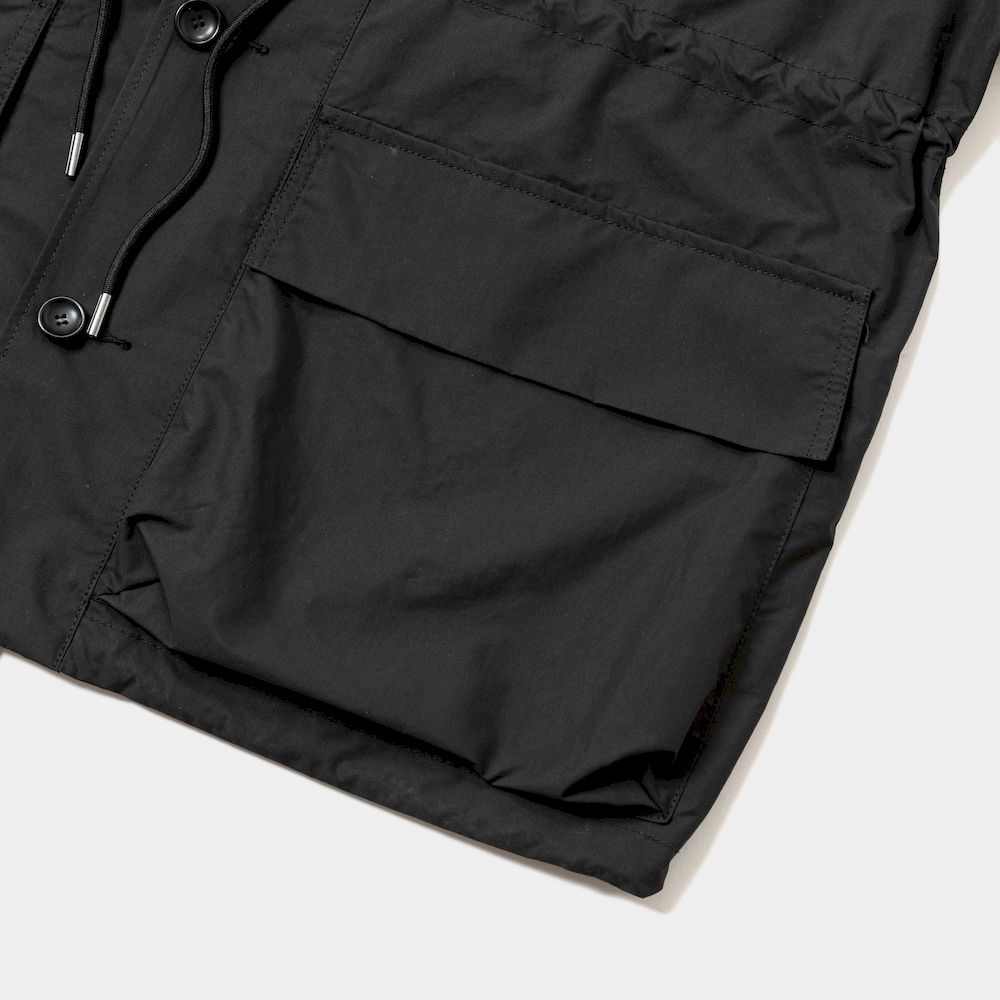 Paper Touch Feather Blouson/Off Black