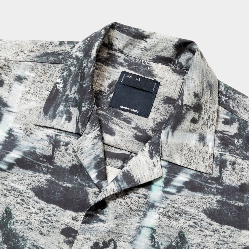Side Slit Open Collar SH/Monotone