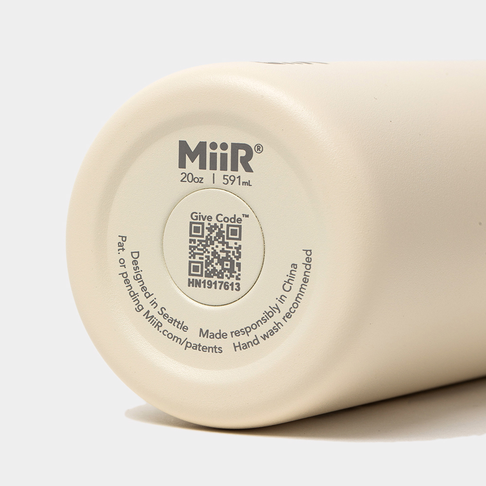 Miir Wide Mouth Bottle/Sandstonewhite