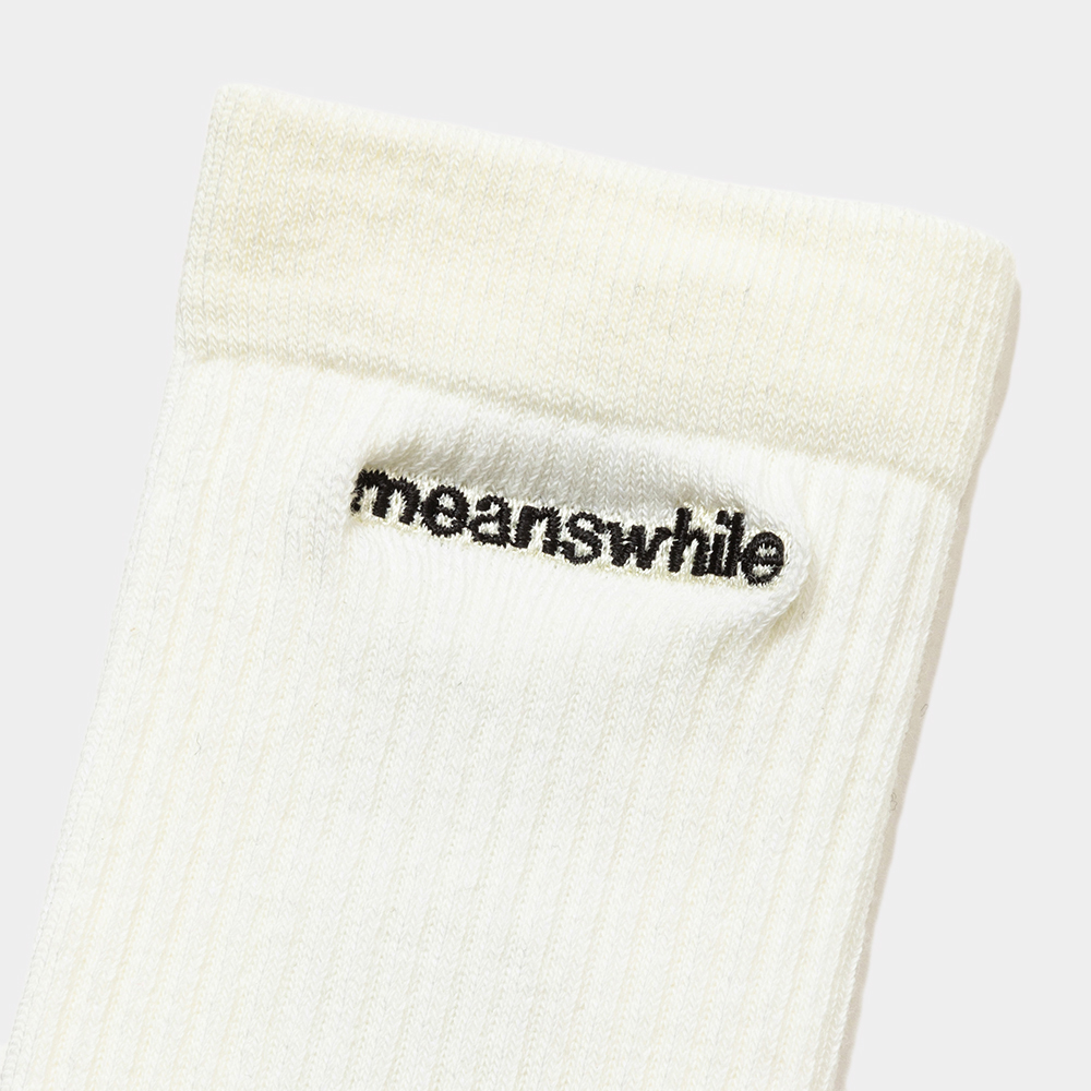 “Tabi” Tube Socks/Raw White