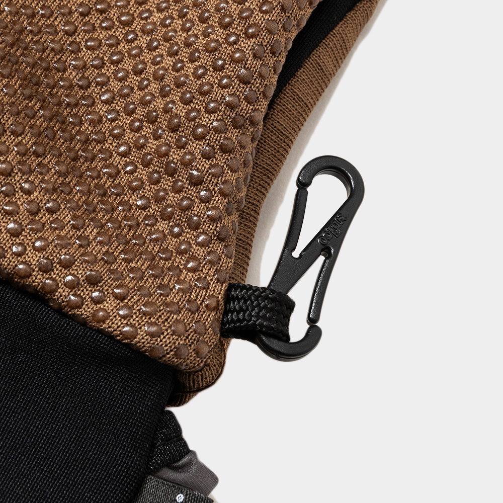 Polartec® Fleece Overwrap Glove/Charcoal