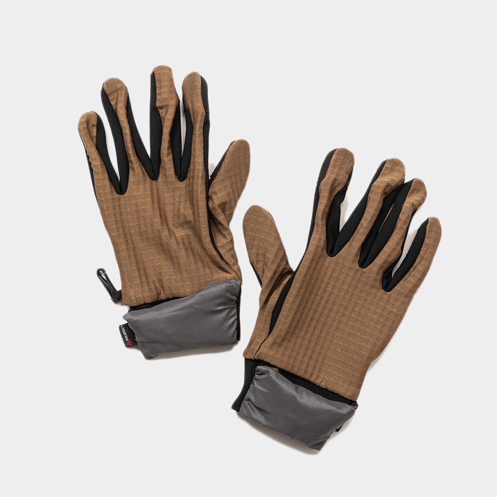 Polartec® Fleece Overwrap Glove/Charcoal