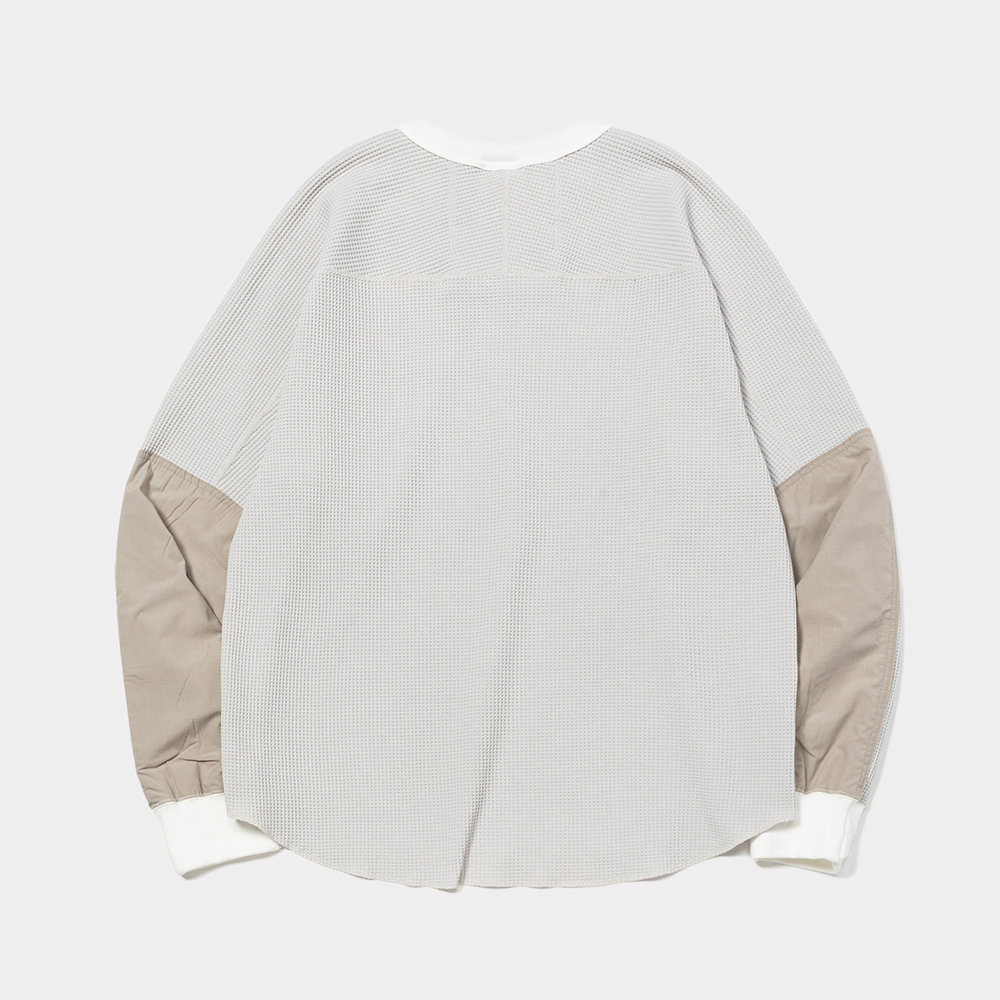 SOLOTEX Waffle L/S Tee/Taupe