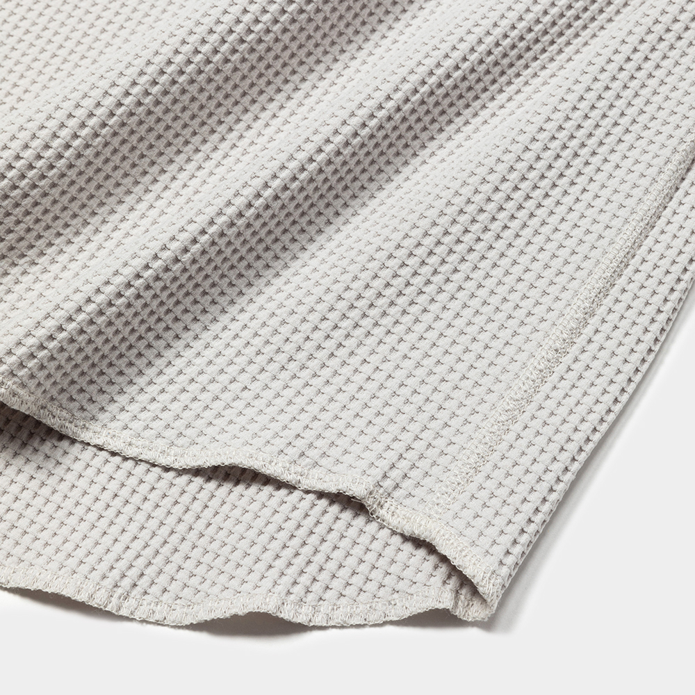 SOLOTEX Waffle L/S Tee/Taupe