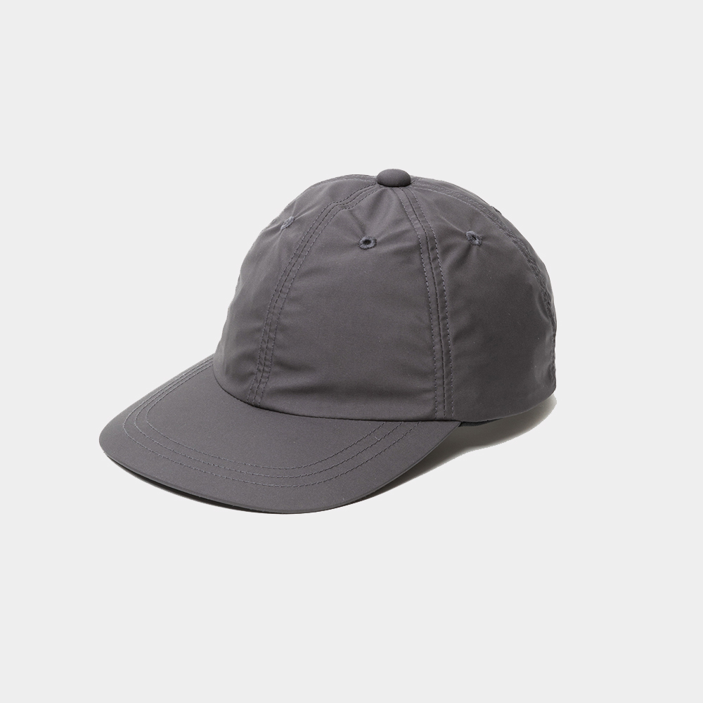 Nylon Twill 6Panel Cap/Charcoal