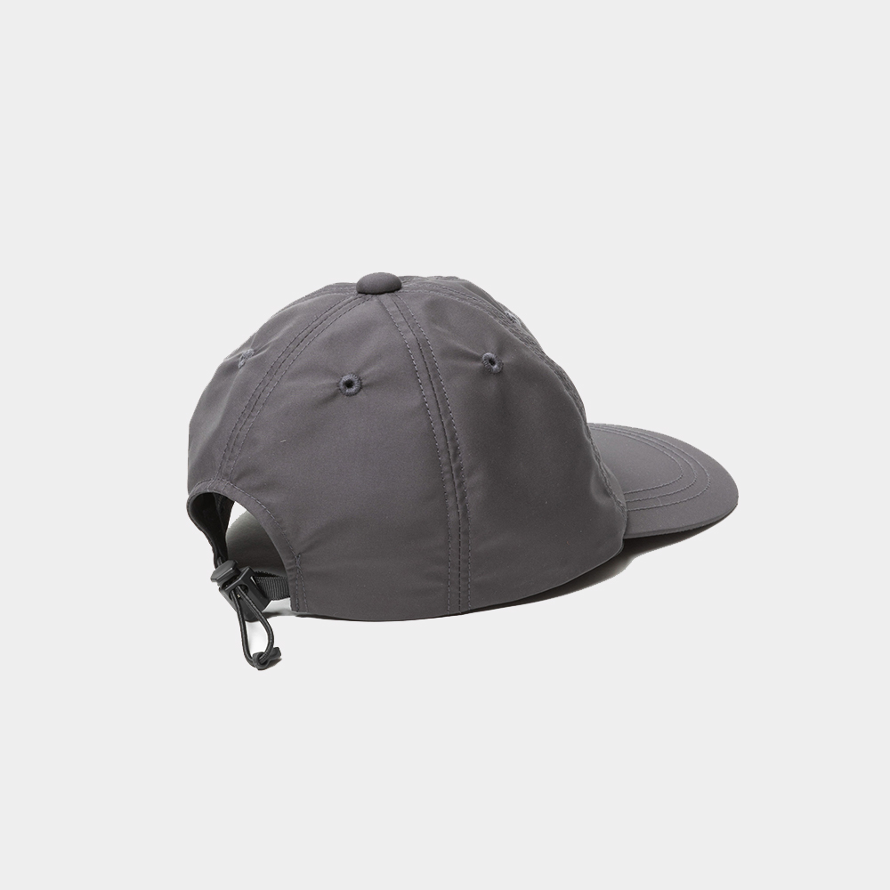 Nylon Twill 6Panel Cap/Charcoal
