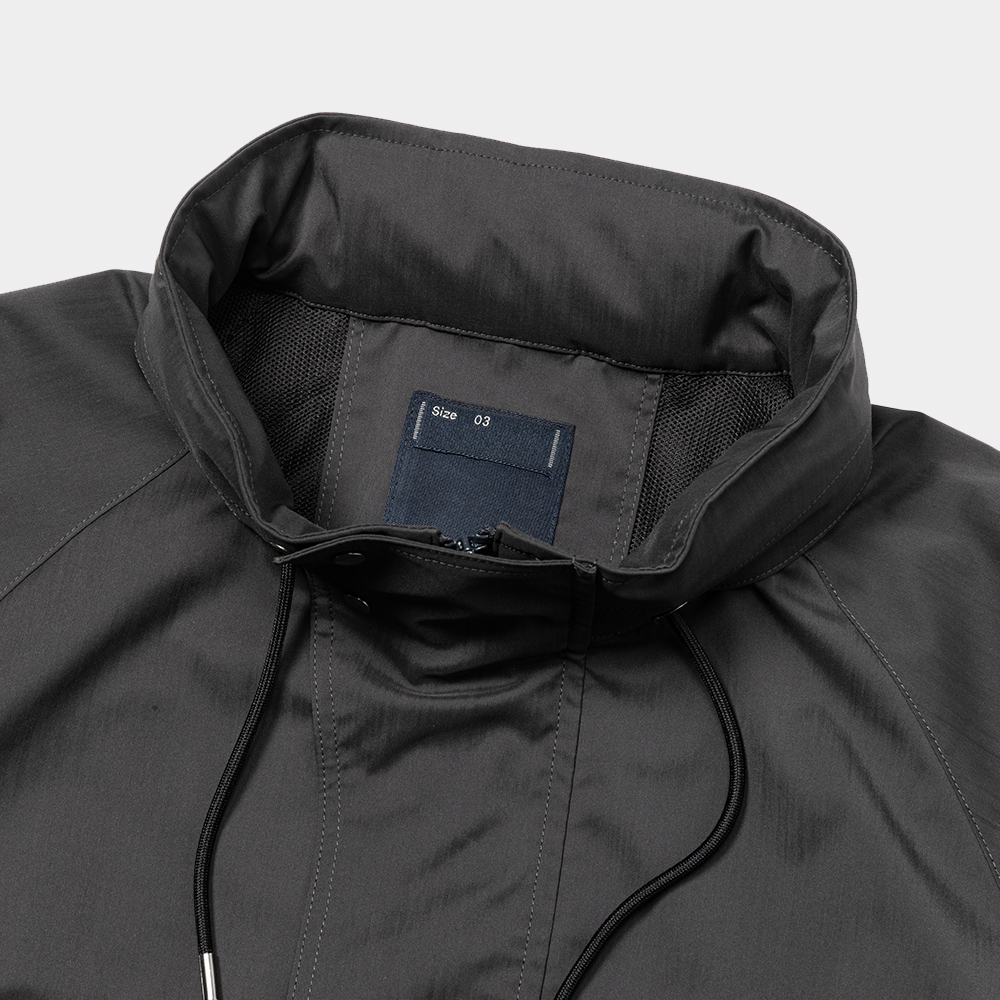 Old School Alpinix Windbreaker/Charcoal