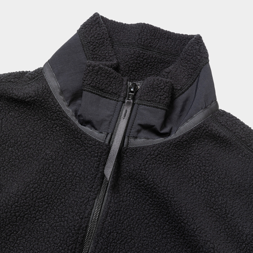 Polartec® Fleece Overwrap Vest/Off Black